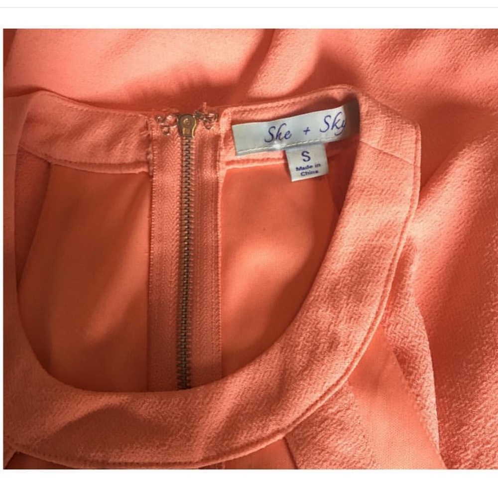 Classy Peachy Dress